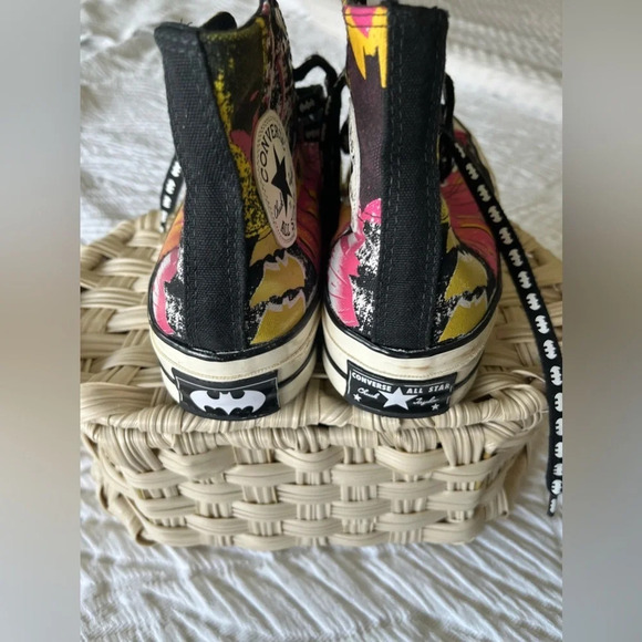 CONVERSE x BATMAN x CHUCK TAYLOR ALL STAR SNEAKERS Unisex Women’s 7 Men’s 5 - Picture 6 of 8
